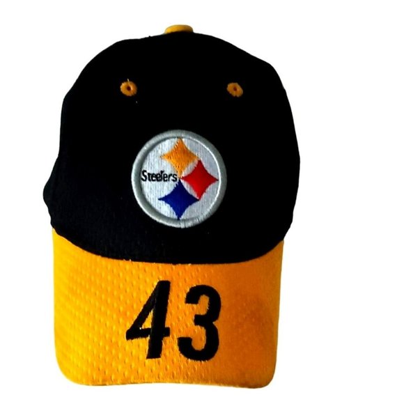 Kid’s NFL Troy Polamalu Steelers Youth Hat Fully Adjustable For Most - Picture 1 of 9